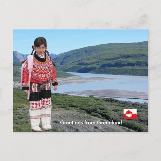 Carte Postale Greetings from Greenland 223 (Devant)