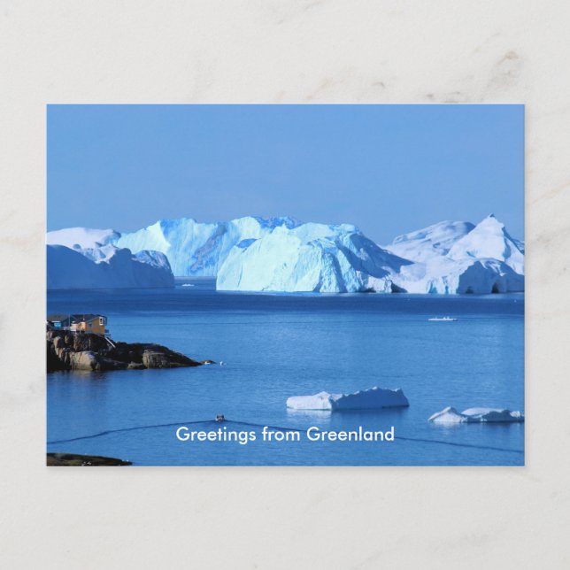 Carte Postale Greetings from Greenland 9 (Devant)