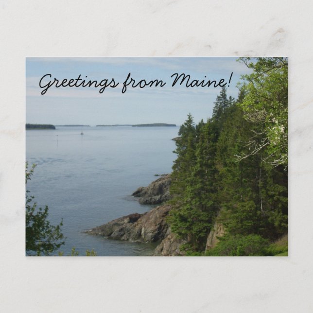 Carte Postale Greetings from Maine (Devant)