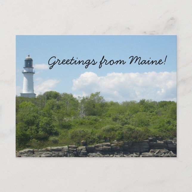 Carte Postale Greetings from Maine (Devant)