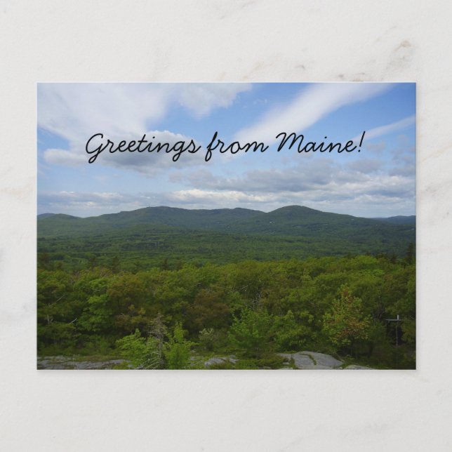 Carte Postale Greetings from Maine Postcard (Devant)