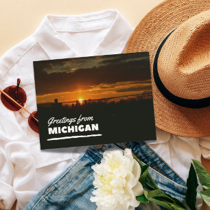 Carte postale Greetings From Michigan