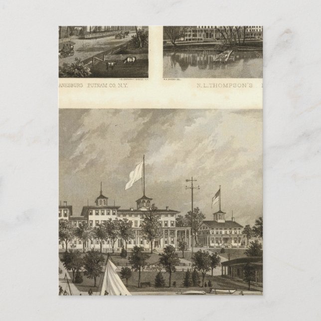 Carte Postale Gregory House, Doane, Thompson résidences (Devant)