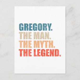 Carte Postale Grégory l'homme le mythe la légende