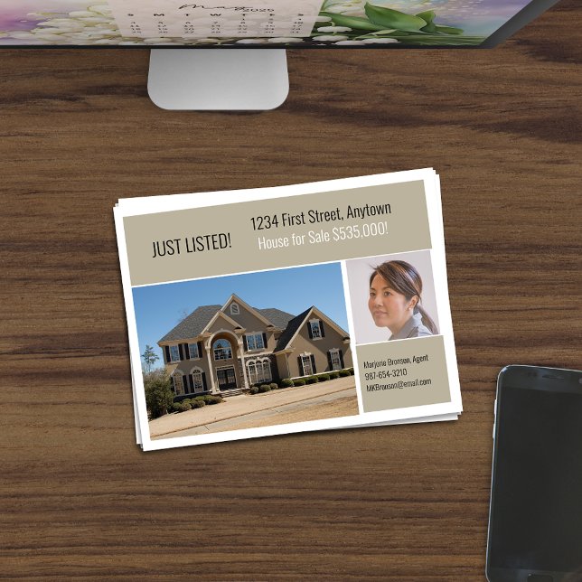 Carte postale Greige Direct Immobilier (Créateur téléchargé)