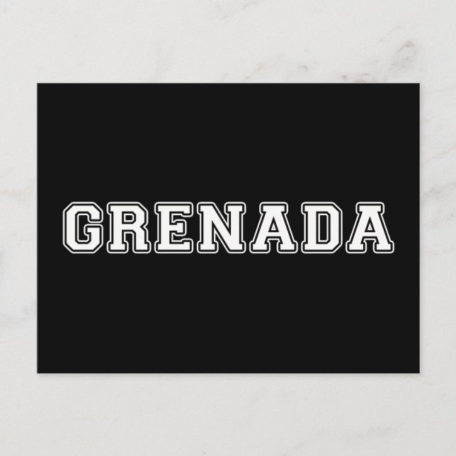Carte Postale Grenade (Devant)