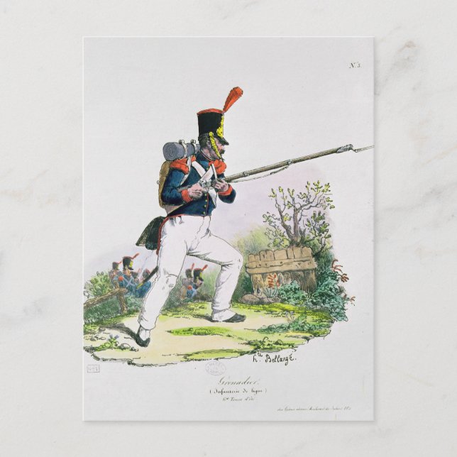 Carte Postale Grenadier Guard (Devant)