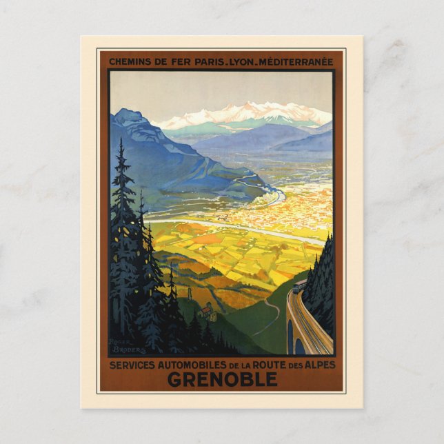 Carte Postale Grenoble (Devant)