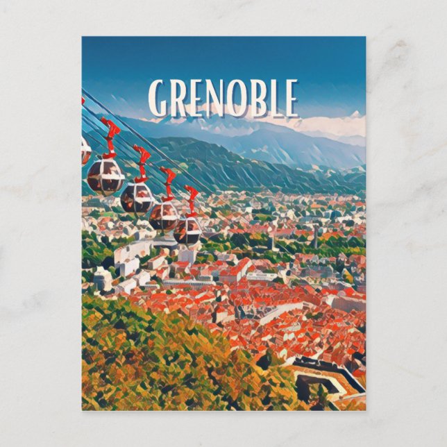 Carte Postale Grenoble Photo Vintage  (Devant)