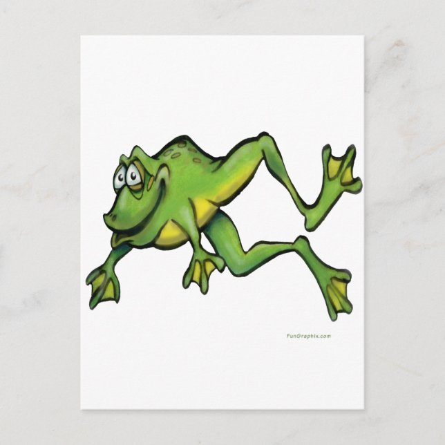Carte Postale Grenouille (Devant)