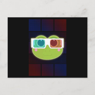 Carte Postale Grenouille 3D