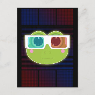 Carte Postale Grenouille 3D