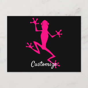 Carte Postale Grenouille à arbre rose Thunder_Cove