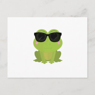 Carte Postale Grenouille cool