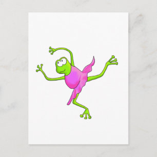 Carte Postale Grenouille de ballet Awkward