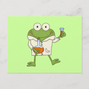 Carte Postale Grenouille de laboratoire