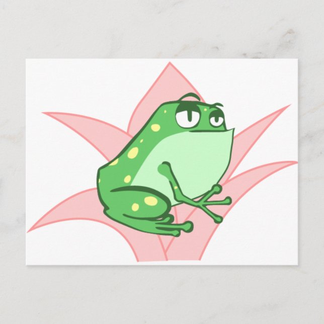 Carte Postale Grenouille Lilly (Devant)