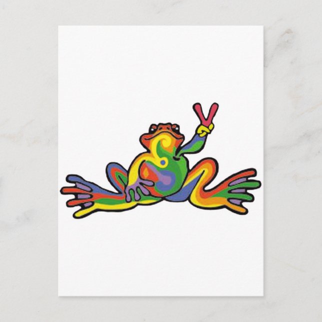 Carte Postale Grenouille pacifique (Devant)