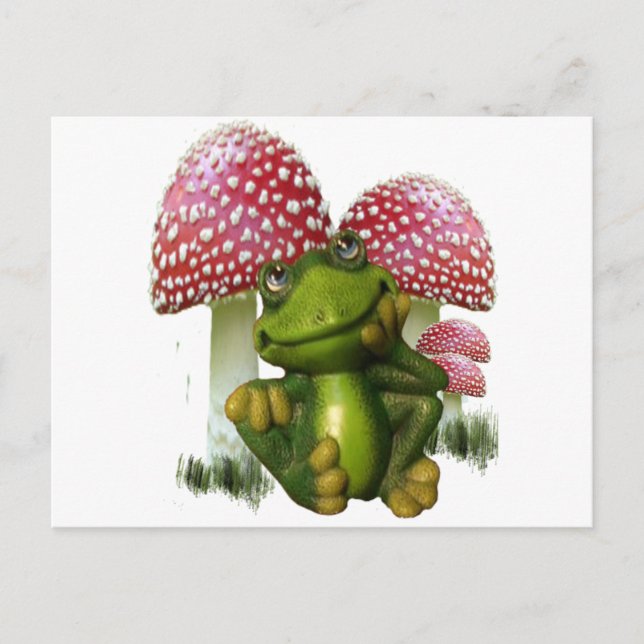 Carte Postale Grenouille rêveuse (Devant)