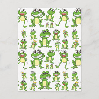 Carte Postale Grenouille sans joint