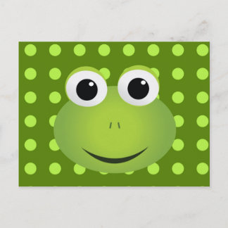 Carte postale Grenouille verte