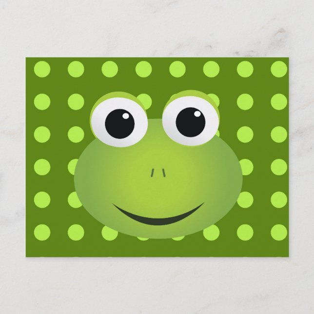 Carte postale Grenouille verte (Devant)