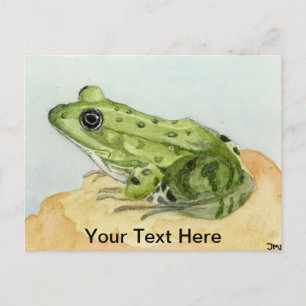 Carte Postale Grenouille verte