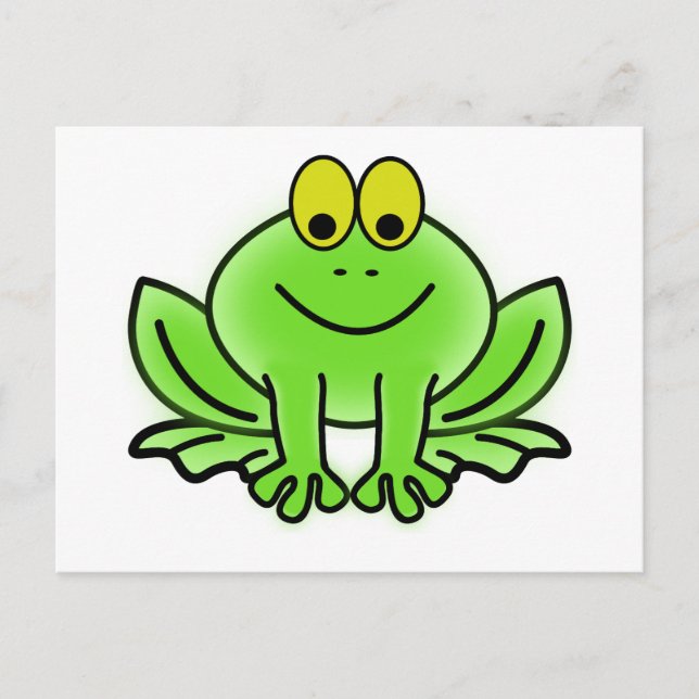 Carte Postale Grenouille verte (Devant)
