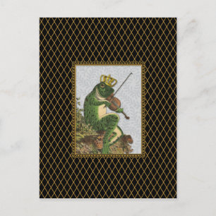 Carte Postale Grenouille vintage Prince Charming