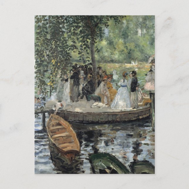 Carte Postale Grenouillère Renoir Impressionniste Peinture Art (Devant)