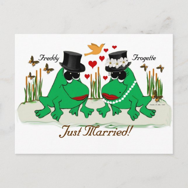 Carte Postale Grenouilles (Devant)