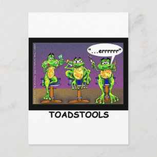 Carte Postale Grenouilles paresseuses alias Cadeaux et T-shirts