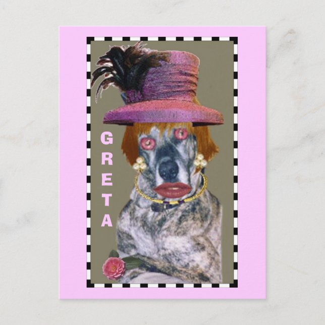 CARTE POSTALE GRETA (Devant)