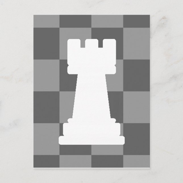 Carte Postale Grey chessboard (Devant)