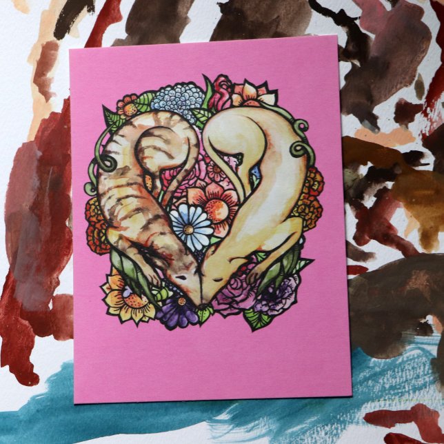 Carte Postale Greyhounds (Créateur téléchargé)