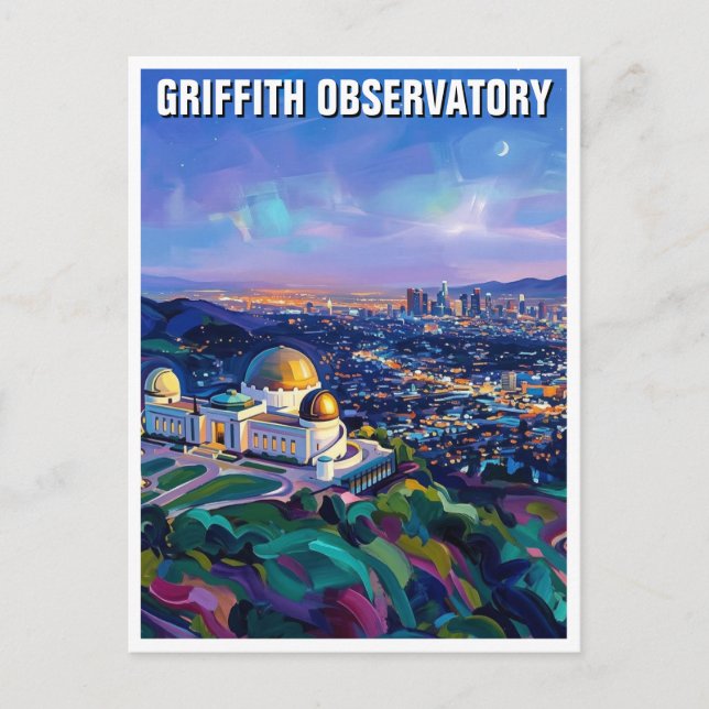 Carte Postale Griffith Observatory (Devant)