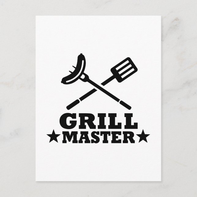 Carte Postale Grill Master (Devant)