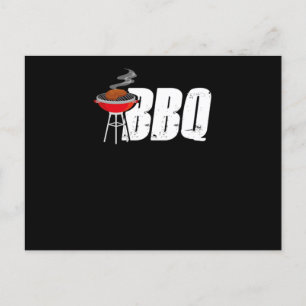 Carte Postale Grill Master Chef Cuisinier Culinaire BBQ Barbe de