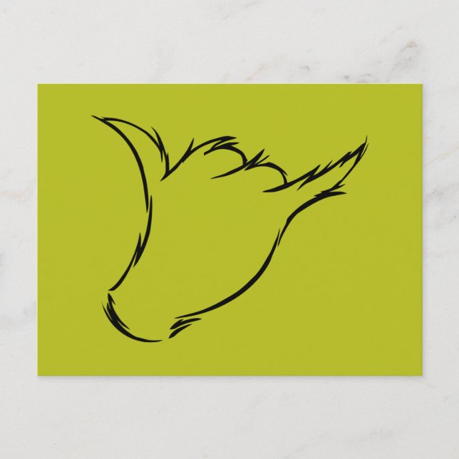 Carte Postale Grille | Le T-shirt de la machine moyenne (Devant)