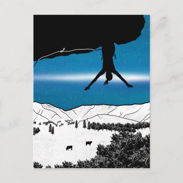 Carte Postale grimpeur de Payners Ford NZ (Devant)