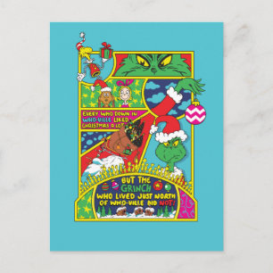 Carte Postale Grinch   Graphique de Bande Dessinée