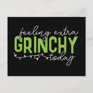 Carte Postale Grinch Je me sens particulièrement grincheux auj