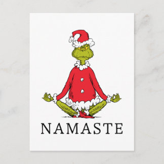 Carte Postale Grinch | Namaste Père Noël