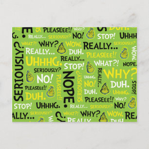 Carte Postale Grincheux Snarky Phrase Grincheux Snarky