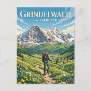 CARTE POSTALE GRINDELWALD SUISSE