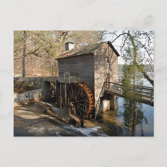 Carte Postale Grist Mill Stone Mountain Géorgie (Devant)