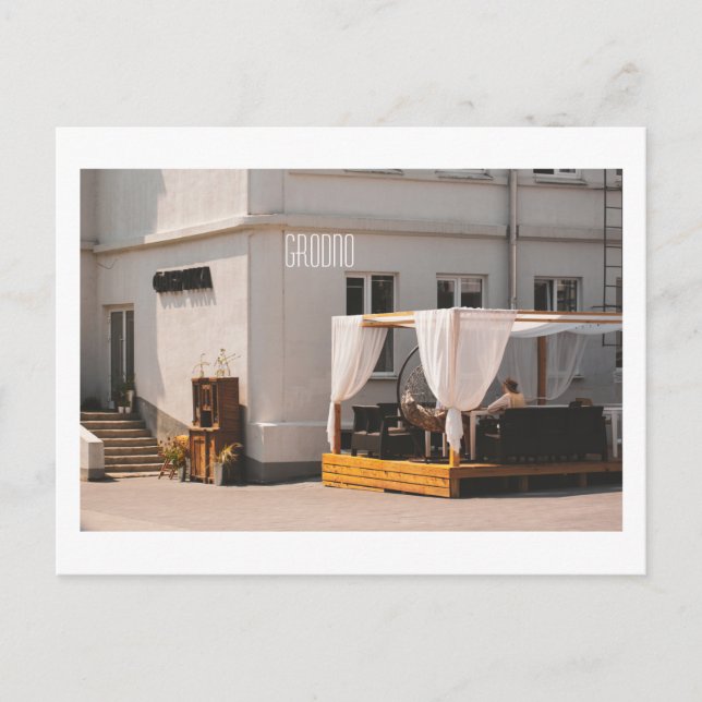 Carte Postale Grodno Belarus Architecture City Bar de vie (Devant)