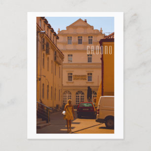 Carte Postale Grodno Biélorussie Architecture Minimalisme