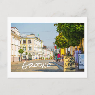 Carte Postale Grodno Biélorussie Architecture Vie Sovetskaya