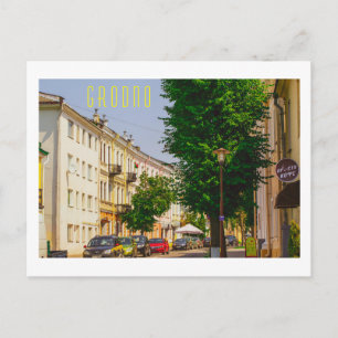 Carte Postale Grodno Biélorussie Vie Architecture